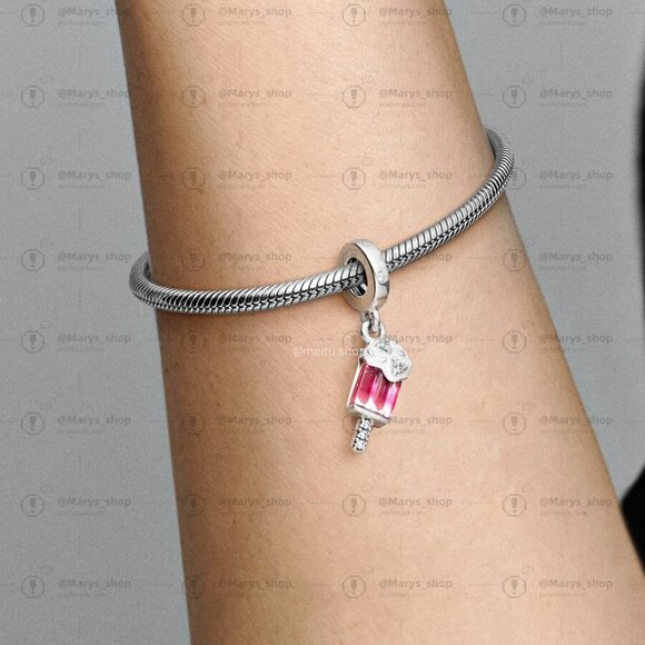 Pandora Sprinkled Popsicle Dangle Charm - Picture 2 of 2
